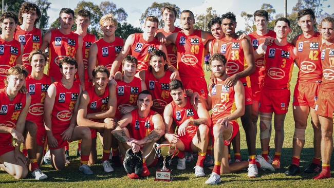 Gold Coast SUNS VFL win Mackenzie Cup for the first time. 2023. Credit: Highflyer Images