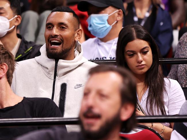 Nick Kyrgios has thrown his support behind the South East Melbourne Phoenix this season. Picture: Mark Kolbe/Getty Images