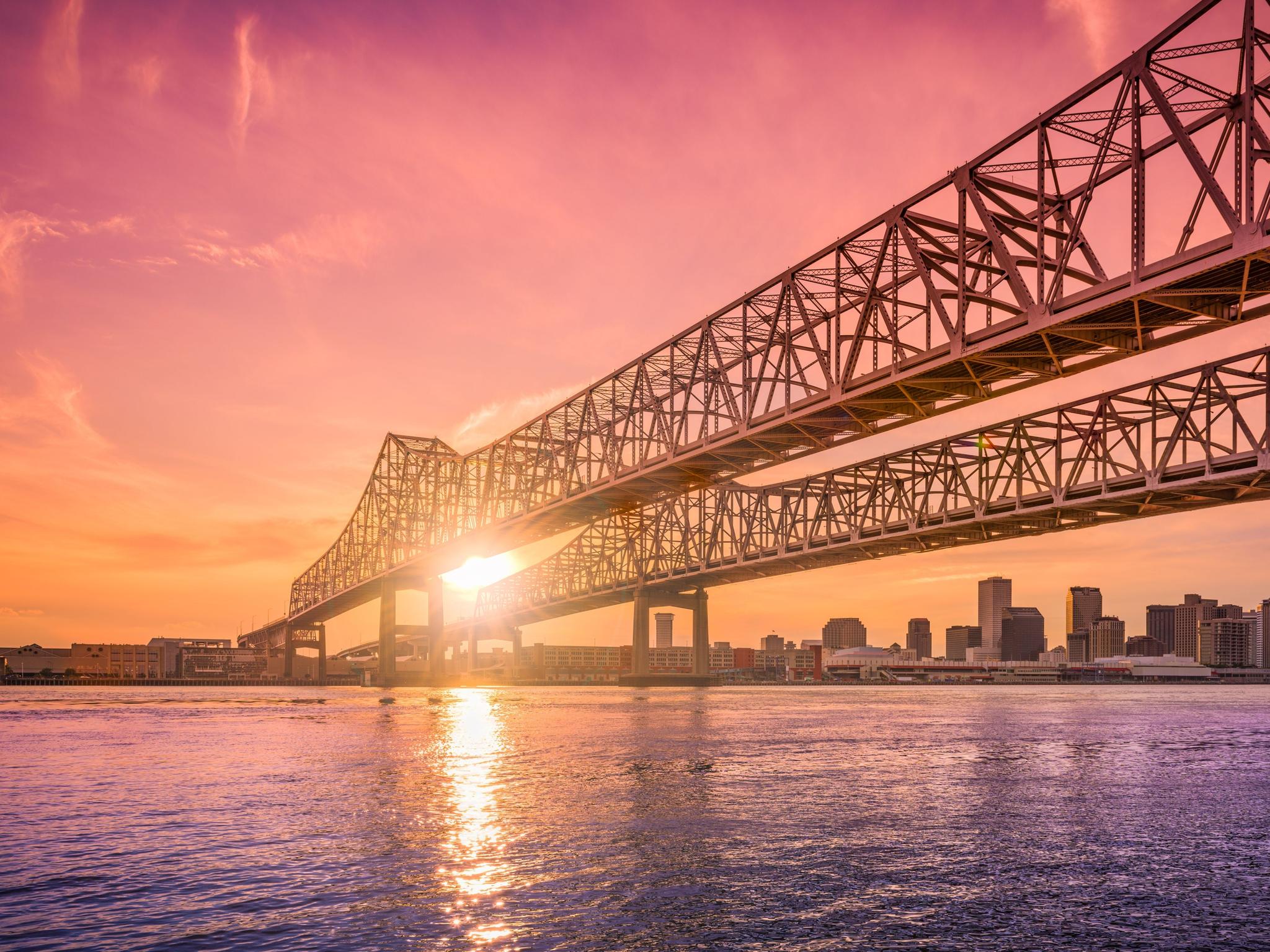 Planters House On The Mississippi River At New Orleans Louisiana