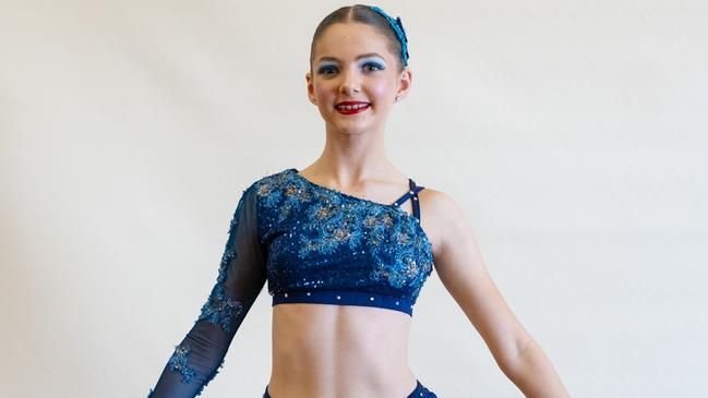 Oliva Mehonoshen competed in the lyrical slow modern (13-14 years) on the third day of the Gympie Eisteddfod. Picture: Christine Schindler