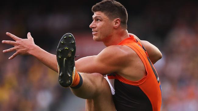 Big Jonathon Patton is a key man for GWS — could Schache become the same for a Victorian club? Picture: Phil Hillyard