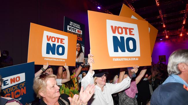 Each state and territory voted no at the referendum, except for the ACT. Picture: NCA NewsWire / John Gass