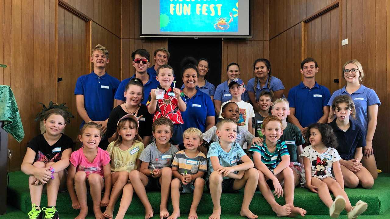 HAPPY DAYS: The Holiday Fun Fest at the Roma Seventh Day Adventist Church gave Roma's kids a range of activities to fill their day. Picture: Jorja McDonnell