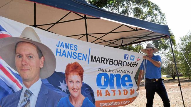 PUBLIC PAY: One Nation candidate James Hansen said he would go on unpaid leave when an election is called. Picture: Blake Antrobus