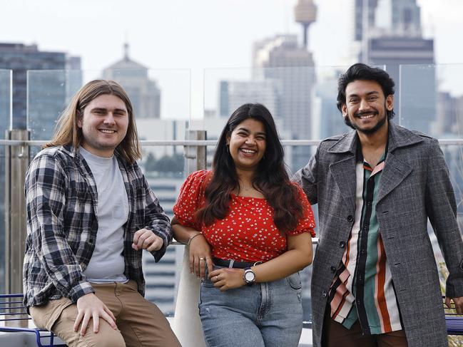 Students at Scape accommodation in Sydney. Picture: Sam Ruttyn