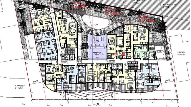 Plans for the second floor include a gym and swimming pool.