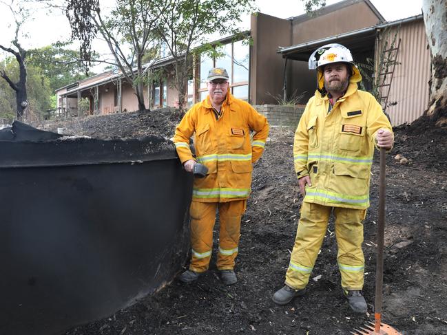 ‘Wouldn’t have been able to stop it’: Fire burned right up to home