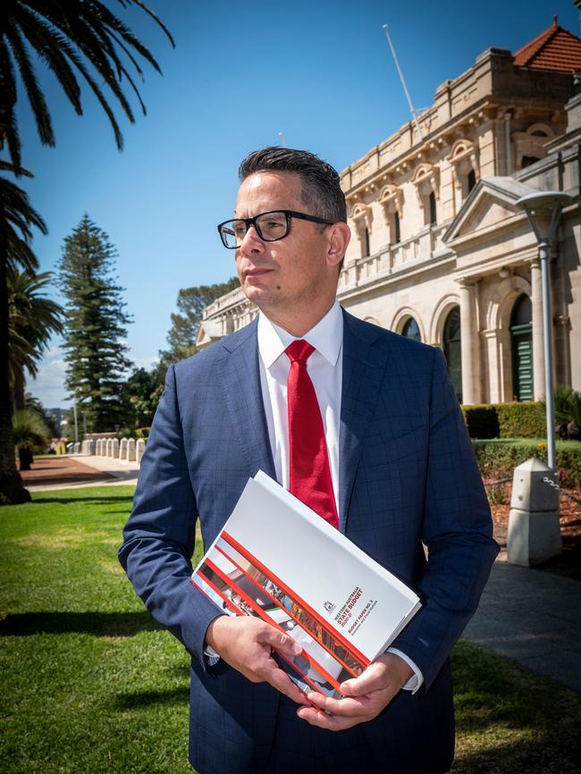 Treasurer of Western Australia, Ben Wyatt, says rising debt can be tackled in years to come but investment is needed now to create jobs. Picture: NCA NewsWire / Tony McDonough