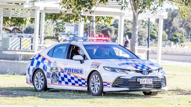 Queensland Police are patrolling the Bruce Highway for people trying to escape lockdowns. Picture: Richard Walker