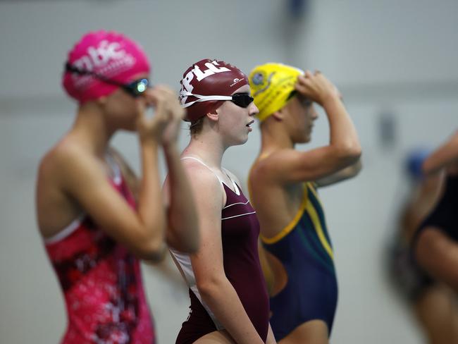 The QGSSA swimming championships at the Sleeman Sports Complex, Brisbane 28th February 2024.  (Image/Josh Woning)