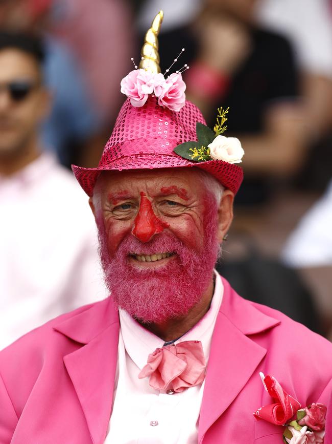 A fan goes all out. Picture: Ryan Pierse/Getty