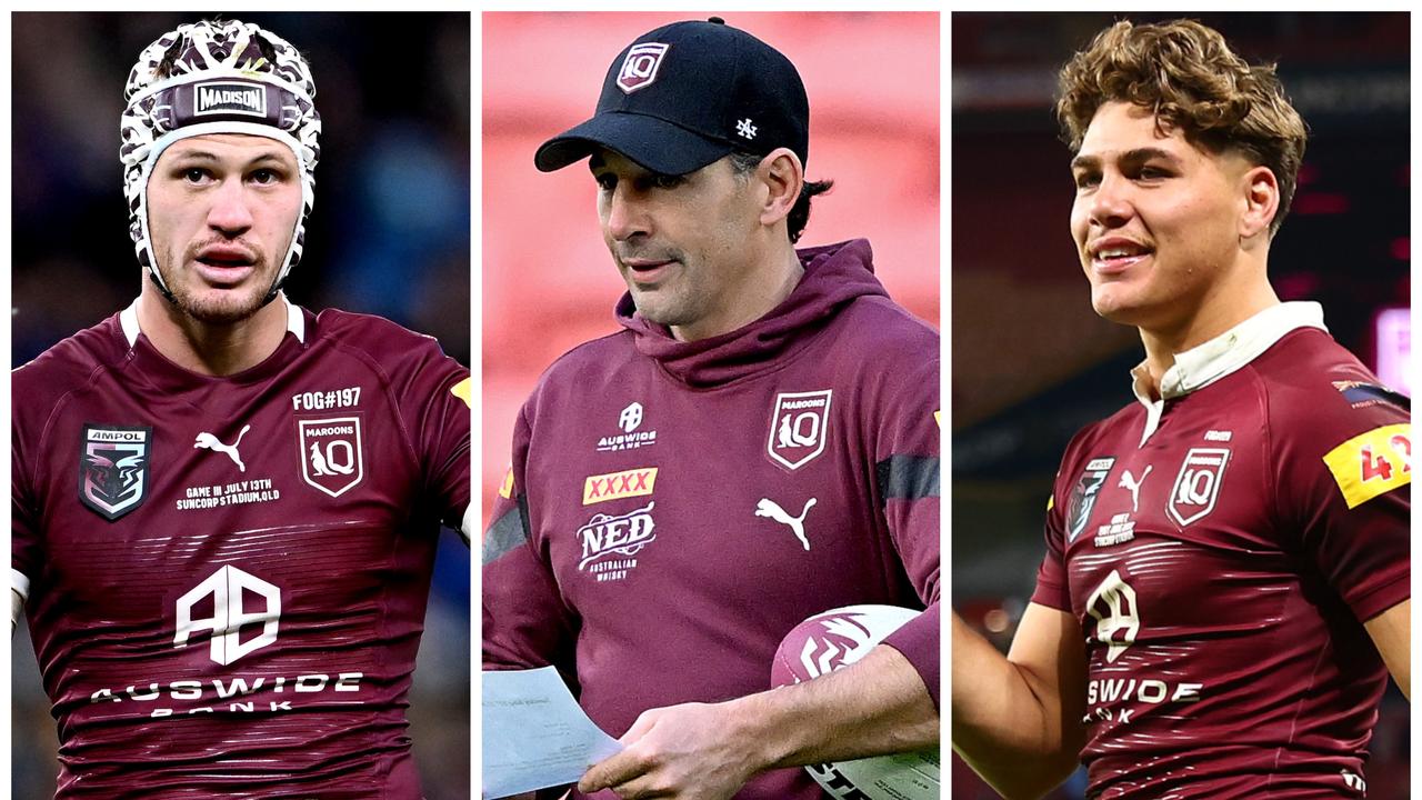 Kalyn Ponga, Billy Slater and Reece Walsh