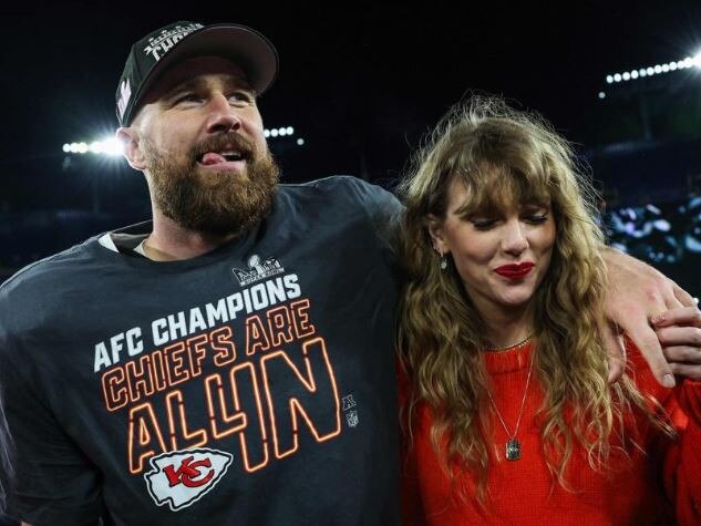 Kelly said Taylor Swift and her football boyfriend Travis Kelce will likely both endorse Biden. Picture: Patrick Smith/Getty/AFP