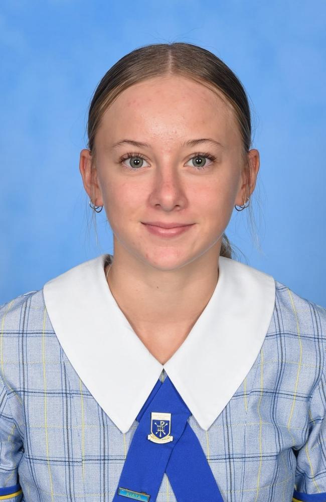 Macy Stirling will play for St Margaret Mary's College at the Vicki Wilson School Netball Northern Region Championships in Townsville. Picture: Picture: St Margaret Mary's College