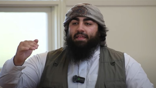 A preacher known as Brother Abu Ahmad. Picture: YouTube