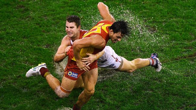 Footy’s most soaked matches.