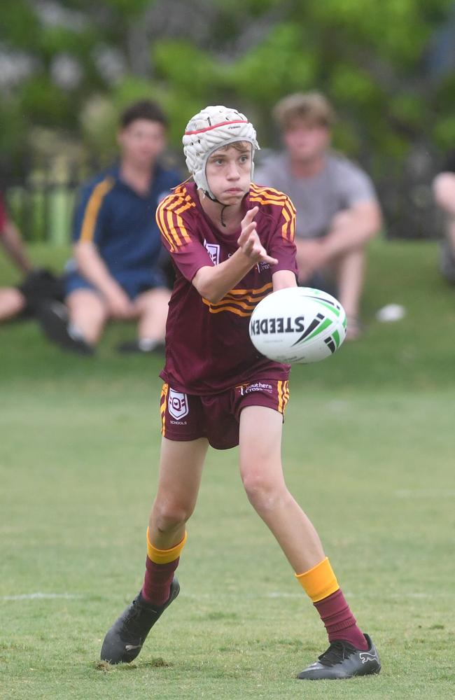 Round 4 of the Townsville Blackhawks Schoolboy Trophy. Ryan Catholic College against Southern Cross Catholic College at Ryan Catholic College. Picture: Evan Morgan