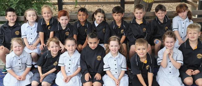 Lara Primary School . Prep W Back row left to right: Riley Clayton, Indie Phillis, Amelia McGregor-Lamont, Tyg Watts, Israel Tua, Indiana Warren, Lucas Farley, Koa Couzens, Maverick McPhail. Jessica Edwards Front row left to right: Kiara Reilly, Aiden Ingram, Emmerson Edwards, Lucas Murphy, Cora Skirde, Lenny Smith, Alexandra Sacco, Patrick Reeg Picture Mark Wilson