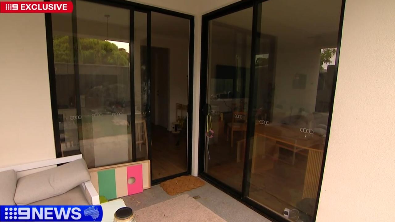 They took off with a handbag containing house and car keys. Picture: 9News