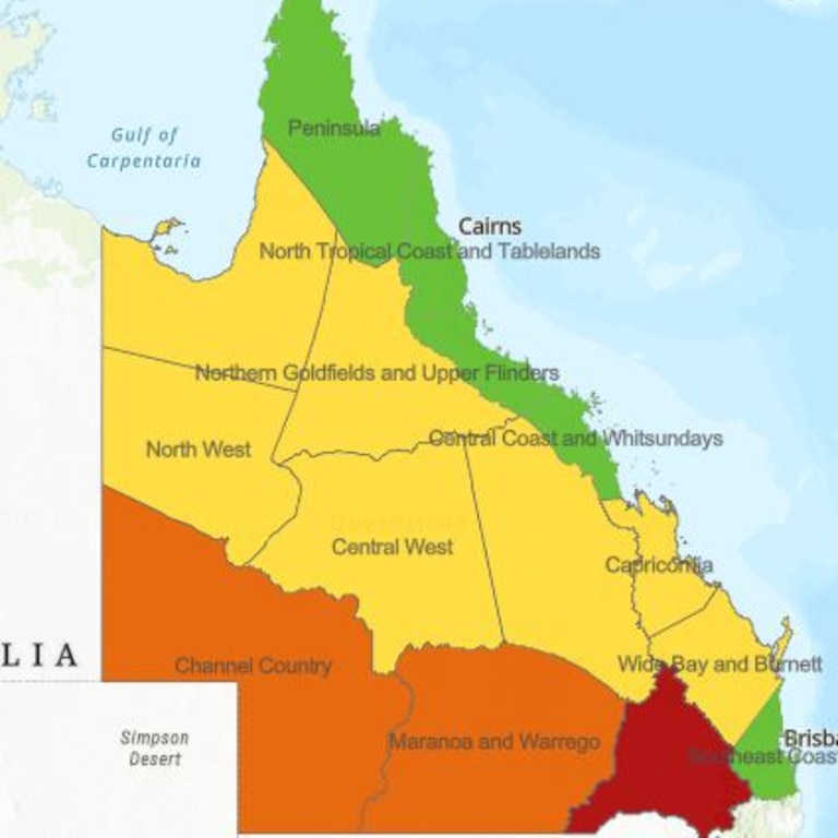 Southern Queensland is facing catastrophic fire conditions. Picture: QFES