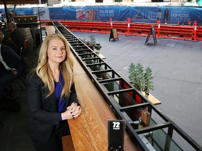 City of Sydney councillor Angela Vithoulkas at her now closed cafe Vivo in August, 2017. Picture: AAP IMAGE/ Danny Aarons