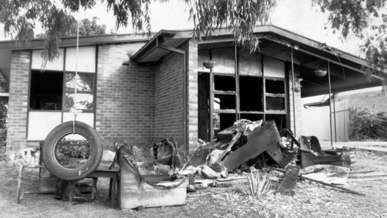 Parafield Gardens house set alight. Inside the remains of Meredith Pearce and children Travis, Adam and Kerry were discovered. Picture: Supplied