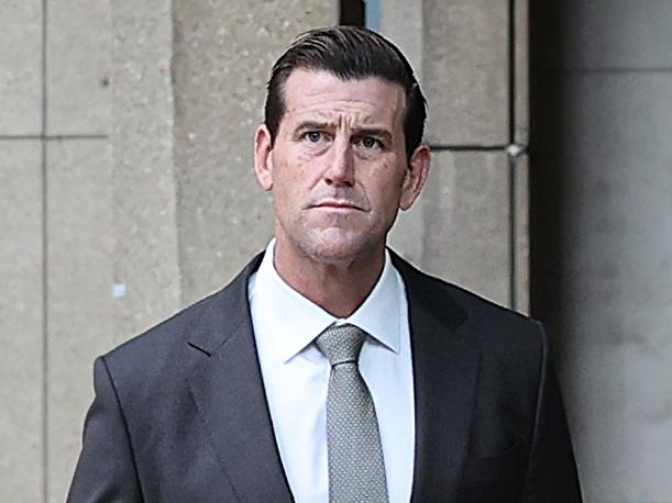 SYDNEY, AUSTRALIA - NewsWire photos FEBRUARY 22, 2022:  Ben Roberts-Smith arrives at Federal court in Sydney. The former elite SAS soldier is appearing in the defamation trial against Nine newspapers. Picture: NCA NewsWire / Dylan Coker