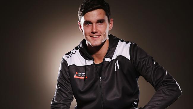 West Coast recruit Jarrod Brander at the AFL Draft Combine.