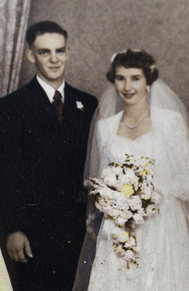 Reg and Cath Meier celebrated their 60th wedding anniversary on October 23. They celebrated with over 70 guests at he Ipswich RSL Club on Sunday. Photo: Rob Williams / The Queensland Times