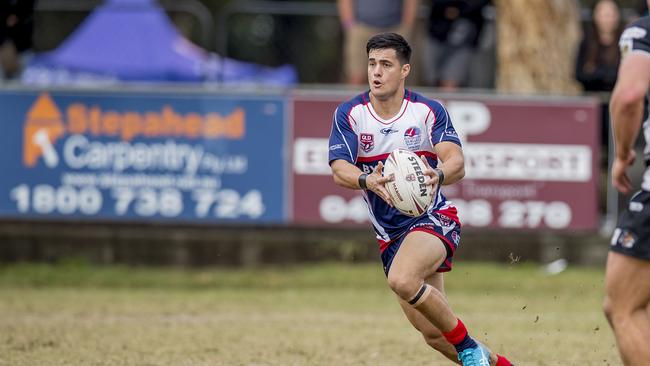 Having won the 2018 premiership with Runaway Bay, Conner Toia will lead Burleigh this year. Picture: Jerad Wiliams