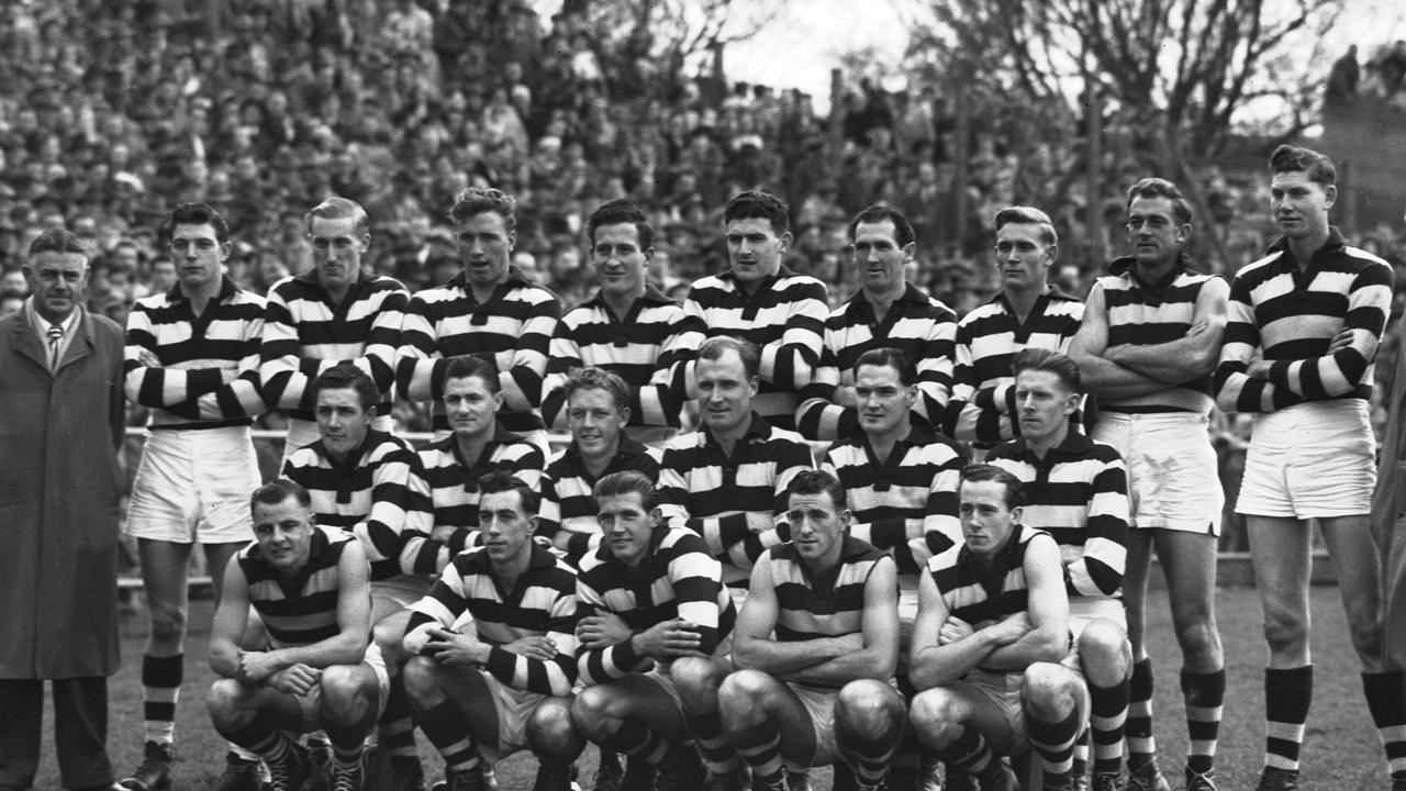 Geelong in May of its premiership year of 1952. Picture: Photo File