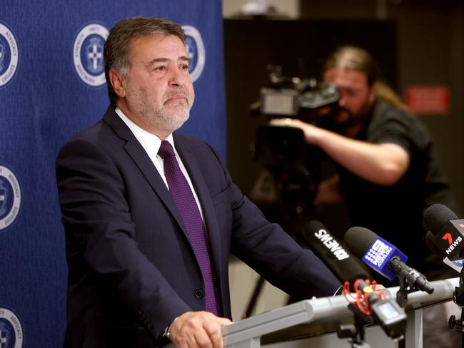 NSW Teachers Federation president Angelo Gavrielatos said the minister’s plans as ‘a joke'. Picture: NCA NewsWire / Damian Shaw