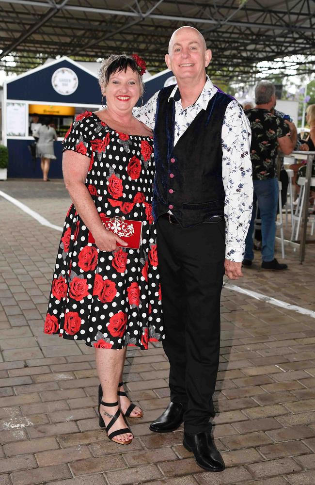 Sharon and Michael Morris at Melbourne Cup Race Day, Caloundra. Picture: Patrick Woods.