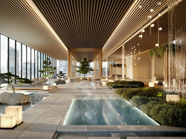 An artist's impression of the Wellness centre at STH BNK. Picture: Supplied