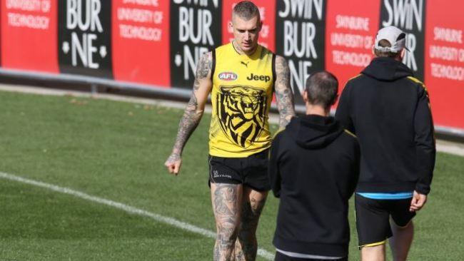 Dustin Martin at Richmond training.