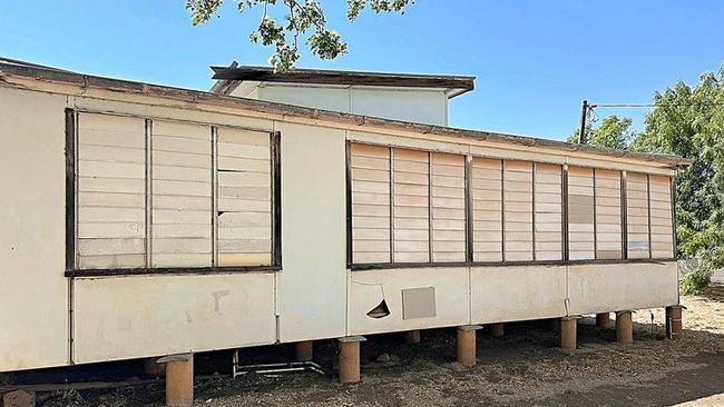 A two bed house requiring upgrade at 17 Scarr St, Cloncurry, Qld, is priced at $80,000.