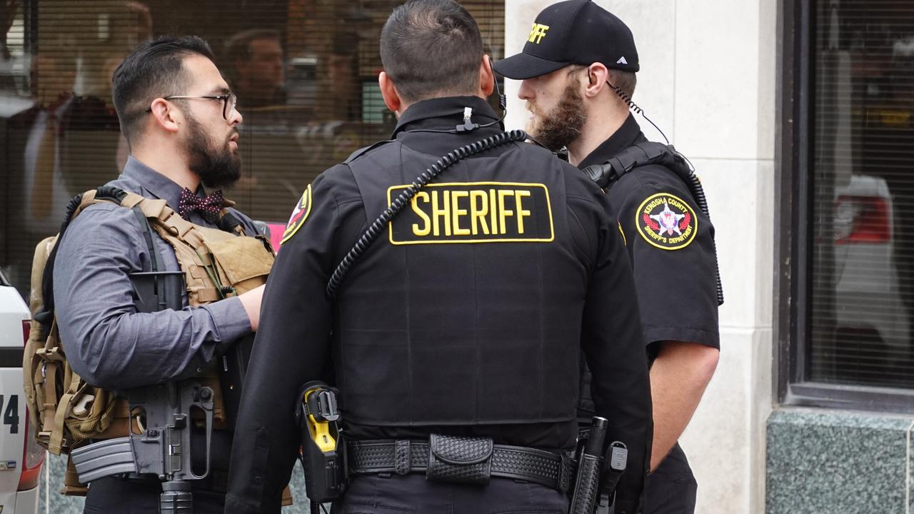 The jury is deliberating for a second day in the trial of Kyle Rittenhouse. Picture: Scott Olson/Getty Images/AFP