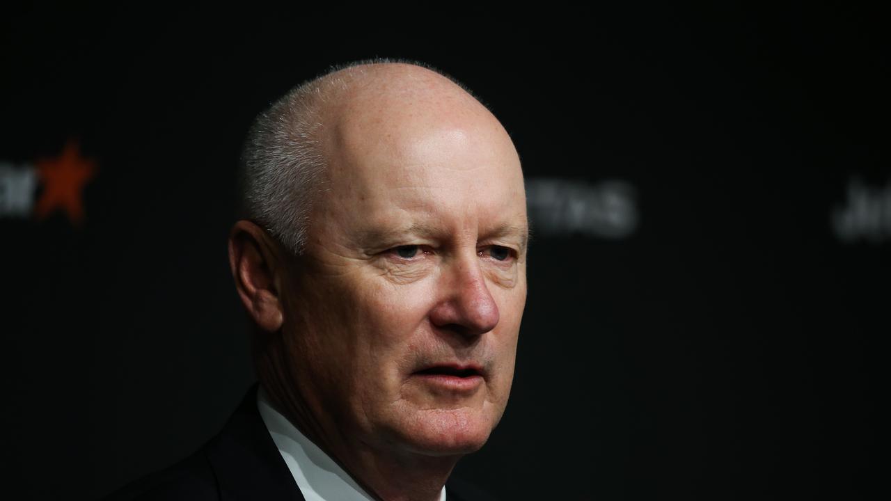 Qantas Group Chairman Richard Goyder, CEO at Qantas’ HQ in Sydney. Picture: NCA Newswire / Gaye Gerard