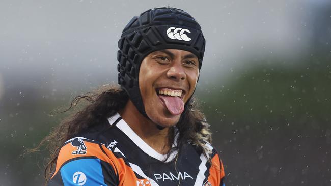 Jarome Luai was underwhelming in his Wests Tigers debut. (Photo by Mark Metcalfe/Getty Images)