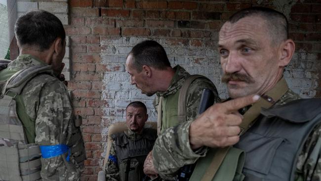 Ukraine’s military has used small groups such as Skala Special Unit in its recent push to reclaim territory in the southeast. Picture: Emanuele Satolli/Wall Street Journal