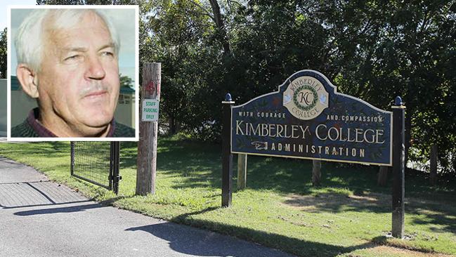 Kimberley College and principal Paul Thomson (inset)