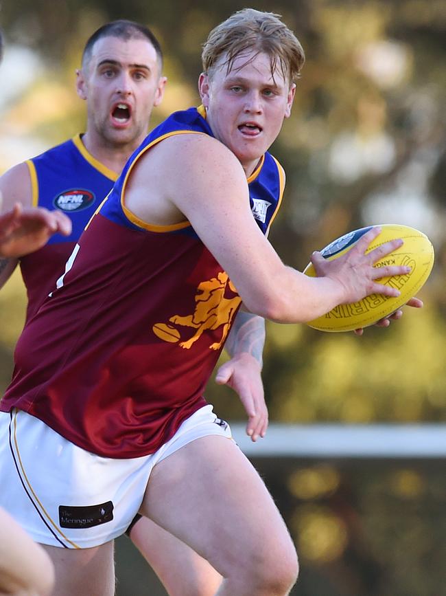 Lachlan Golledge in action for South Morang. Picture: Josie Hayden