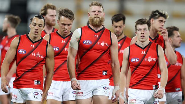 Essendon failed to make the finals and have big decisions to make. Picture: Michael Klein