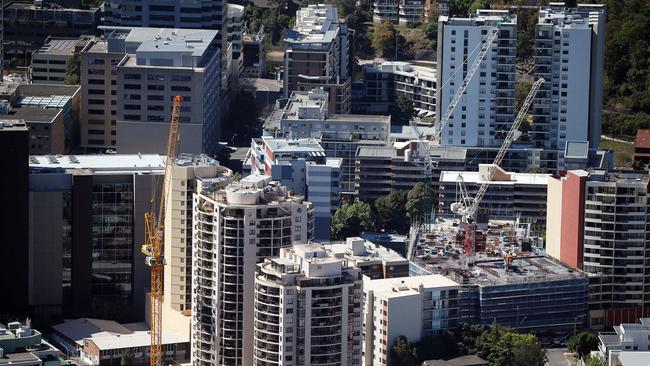 $2.8 billion worth of development has been approved in the Parramatta LGA. Parramatta city skyline pictured.