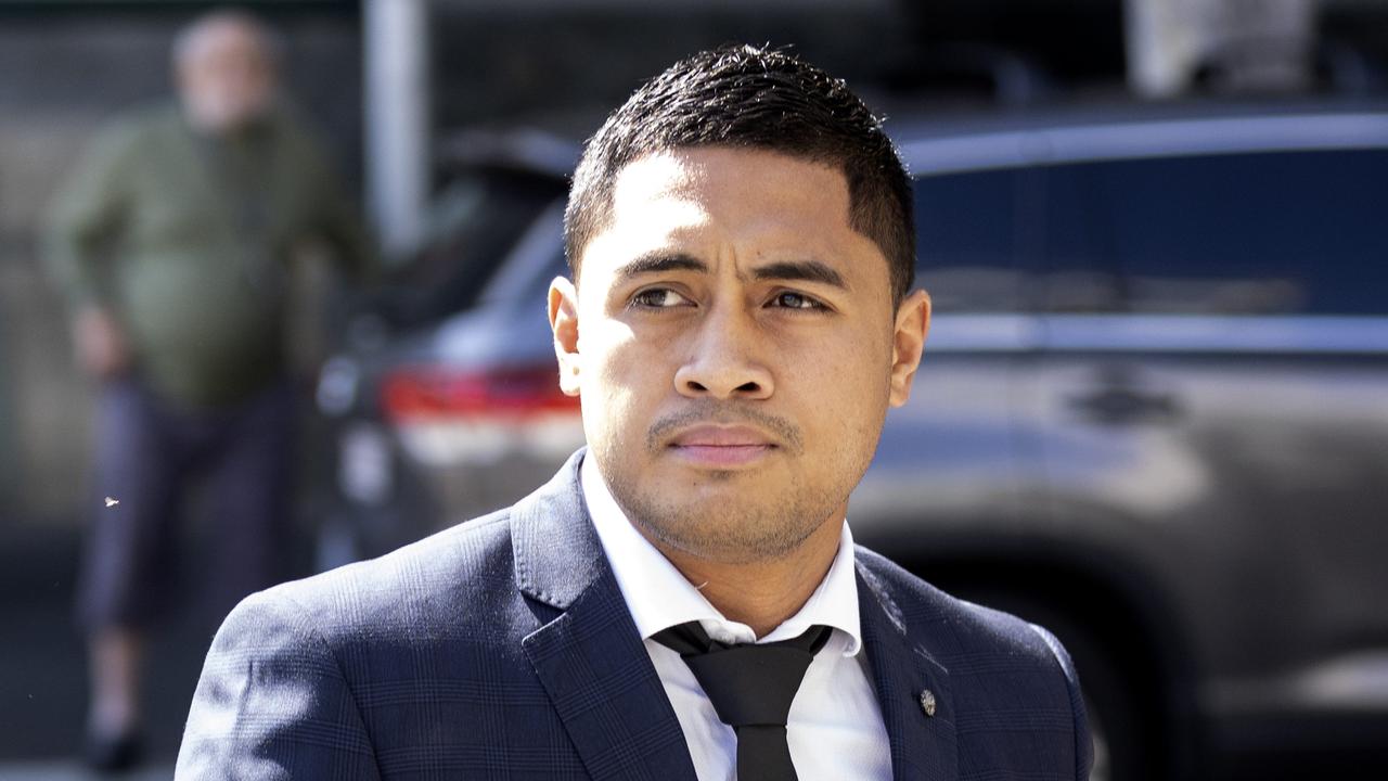 BRISBANE AUSTRALIA - NewsWire Photos OCTOBER 20, 2021: NRL star and former Broncos playmaker Anthony Milford fronted court charged with assaulting two women and a 19yo man. NCA NewsWire / Sarah Marshall