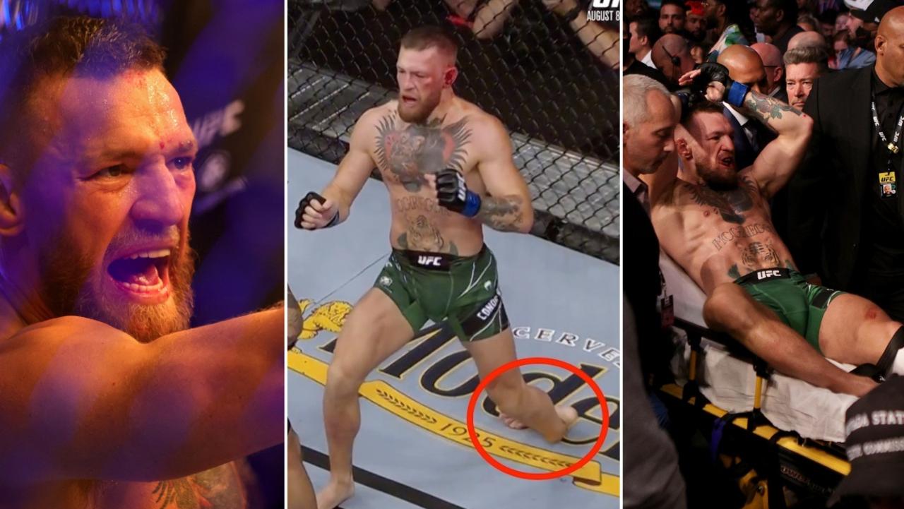 Conor McGregor vs Dustin Poirier, istirahat kaki, hasil, video, sorotan