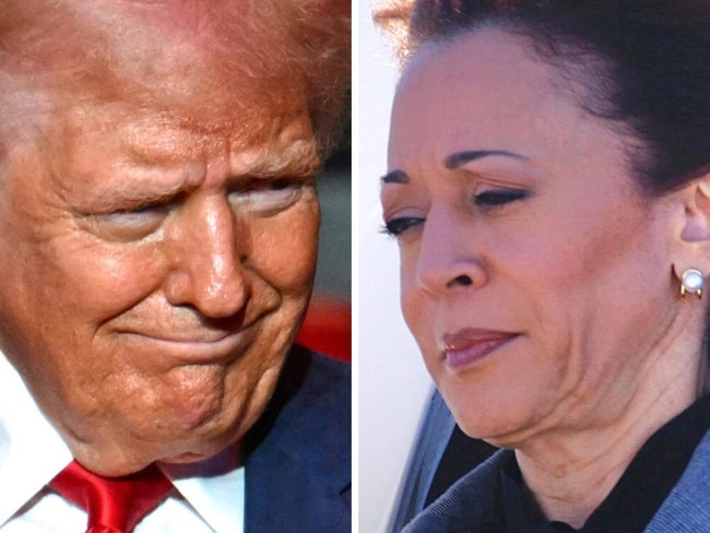 Donald Trump and Kamala Harris.