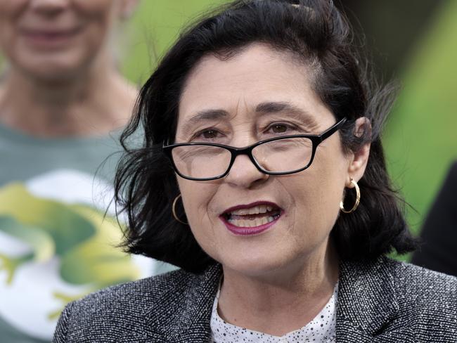 MELBOURNE, AUSTRALIA - NewsWire Photos SEPTEMBER 17, 2022:  Minister for the Environment and Climate Action, Lily D'Ambrosio, makes an announcement at Melbourne Zoo about the Zoos 160th anniversary.  , Picture: NCA NewsWire / David Geraghty,