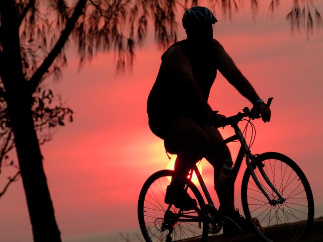 Aderman Simon Niblock has put for ward changes to the bike path congestion on Casuarina Drive in Nightcliff. Picture GLENN CAMPBELL