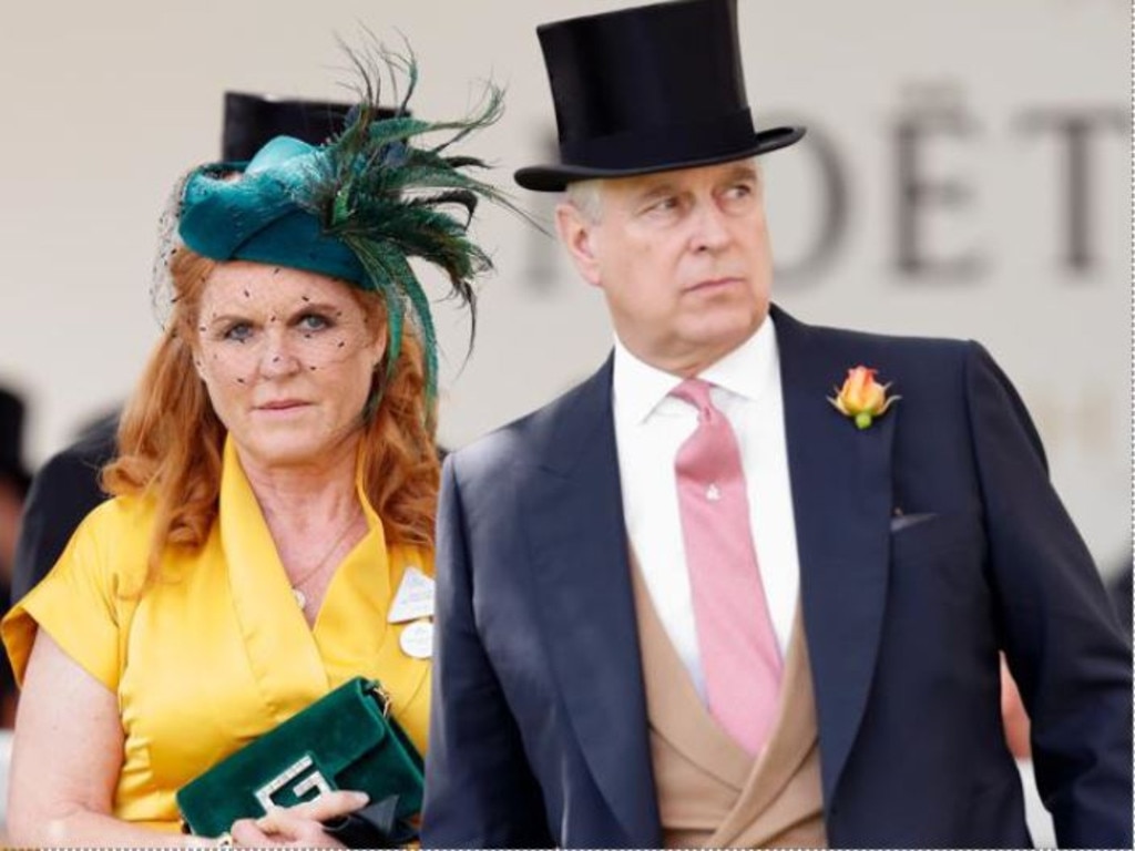 Sarah Ferguson, Duchess of York and Prince Andrew, Duke of York at Ascot Racecourse on June 21, 2019. Picture: Max Mumby/Indigo/Getty Images